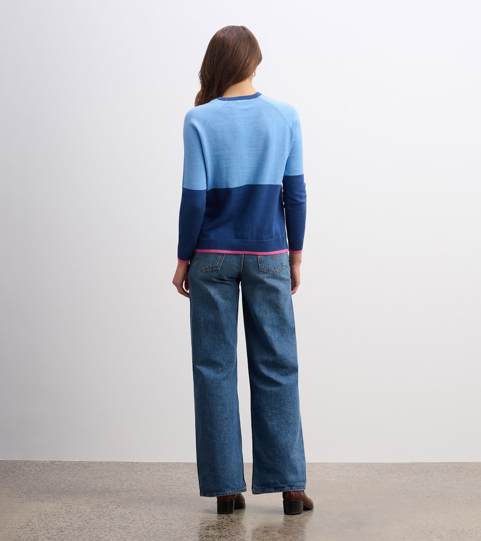 Olivia Sweater - Blue Color Block | Hatley US Women