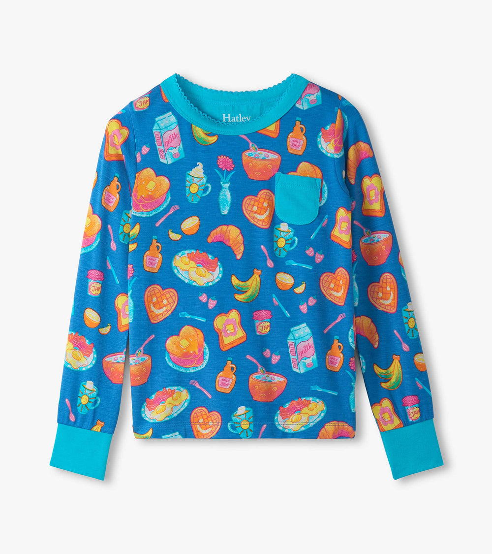 Girls Breakfast Bamboo Pajama Set | Hatley Onsale Girls