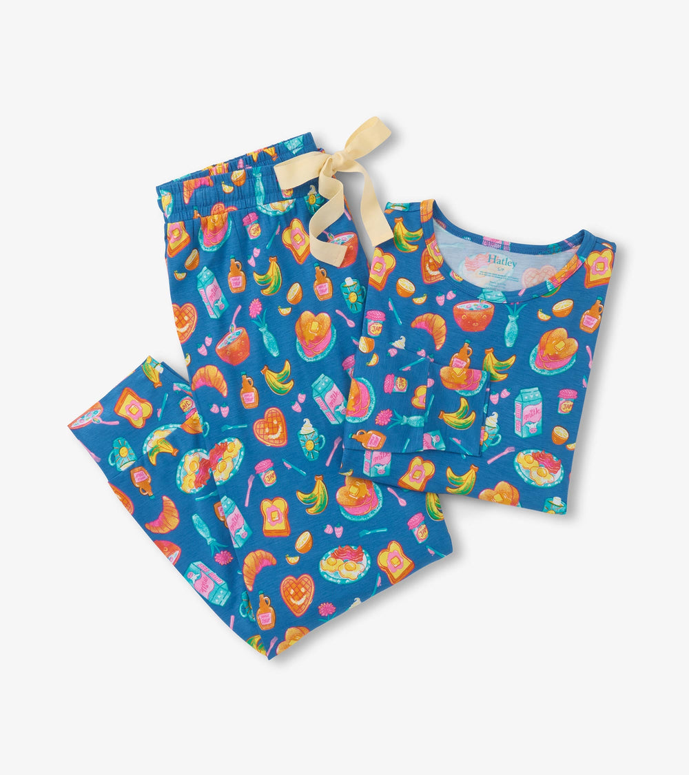 Women's Breakfast Bamboo Pajama Set | Hatley US Women