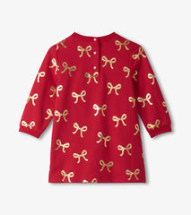 Baby & Toddler Girls Gold Ribbon Dress | Hatley Outlet Baby & Toddler