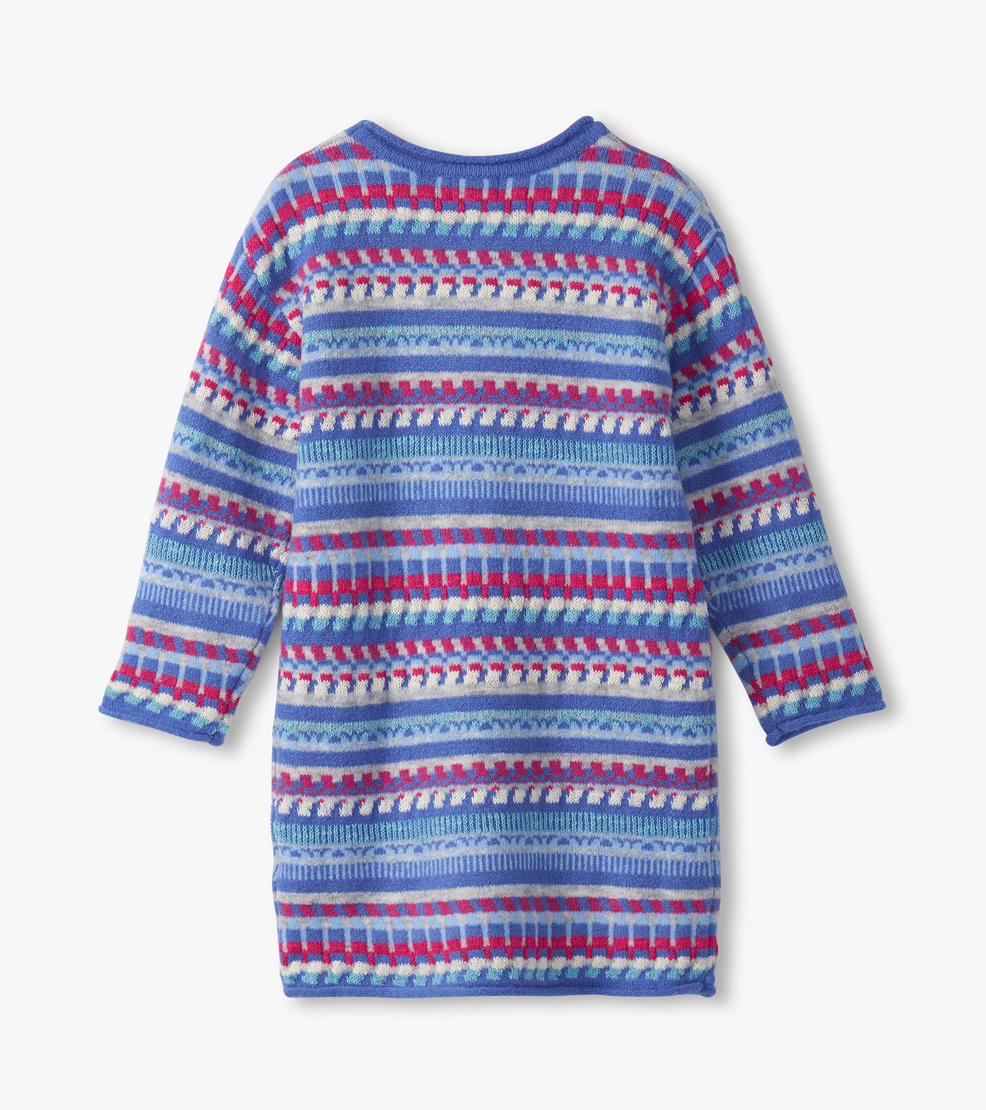 Girls Blueberry Stripe Sweater Dress | Hatley