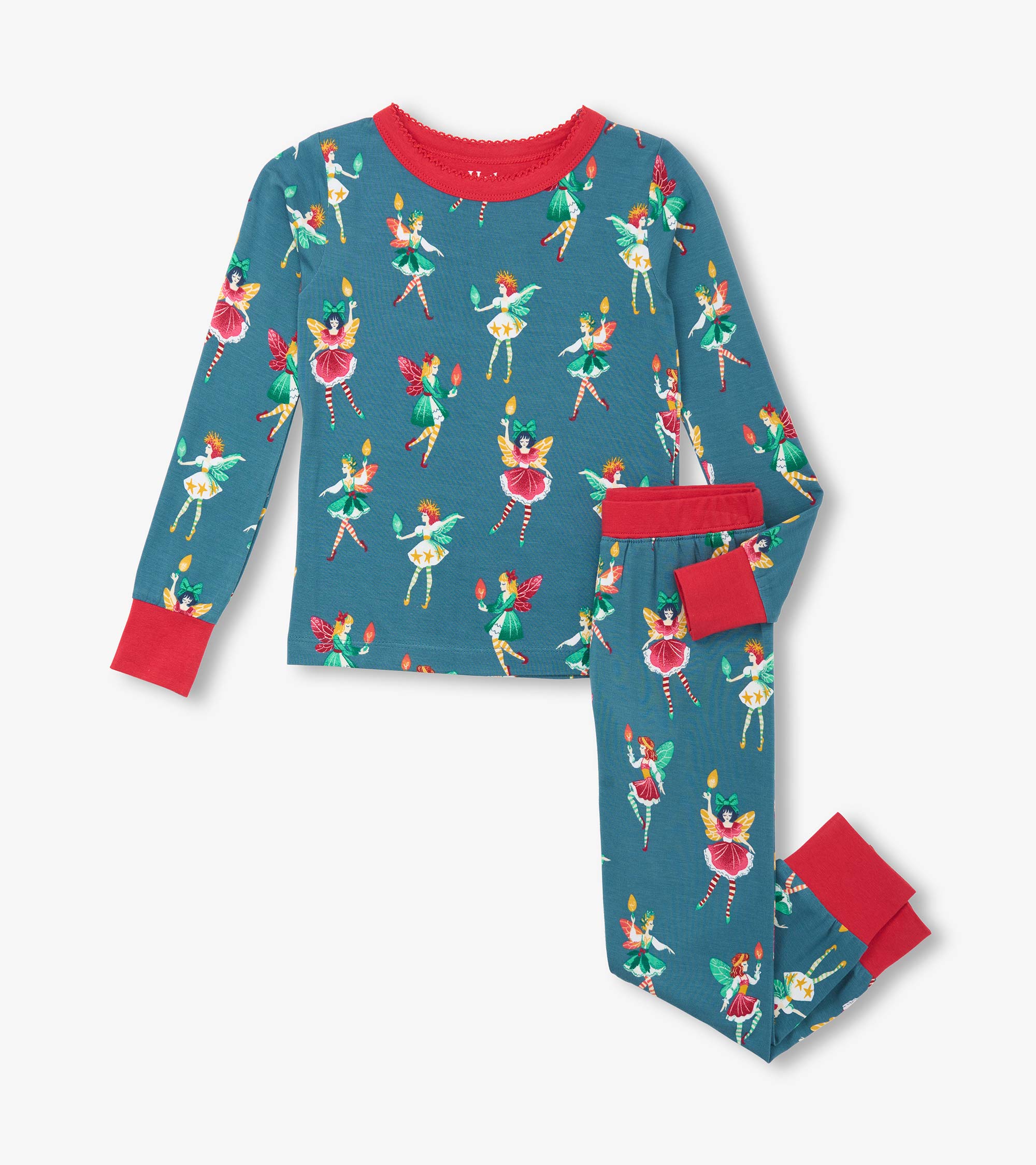 Girls Bright Fairies Bamboo Pajama Set | Hatley For Girls