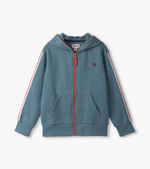 Boys Blue Stone Zip-Up Hoodie | Hatley Outlet Boys