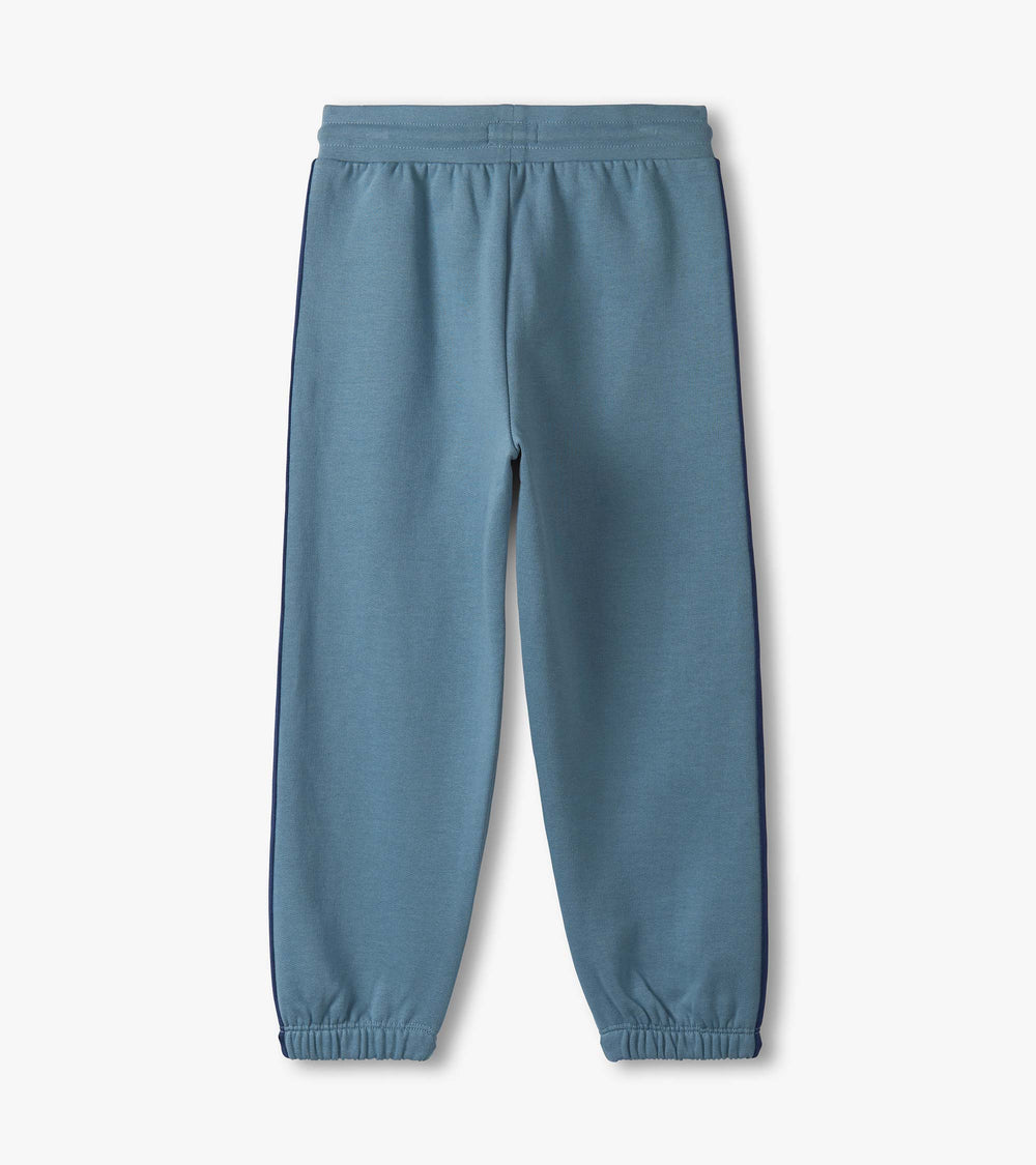 Boys Blue Stone Baggy Track Pants | Hatley Boys