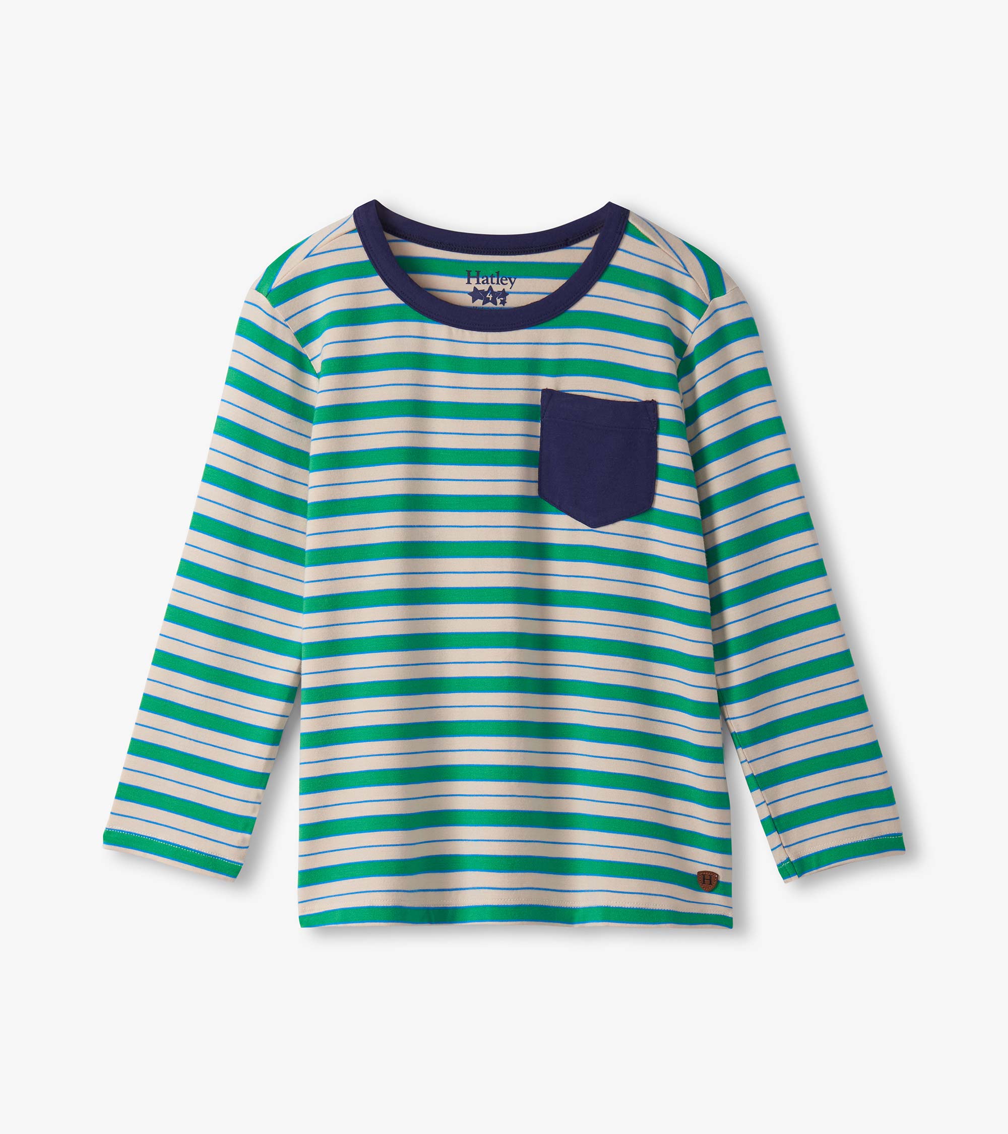 Boys Blarney Stripes Long Sleeve T-Shirt | Hatley Outlet Boys