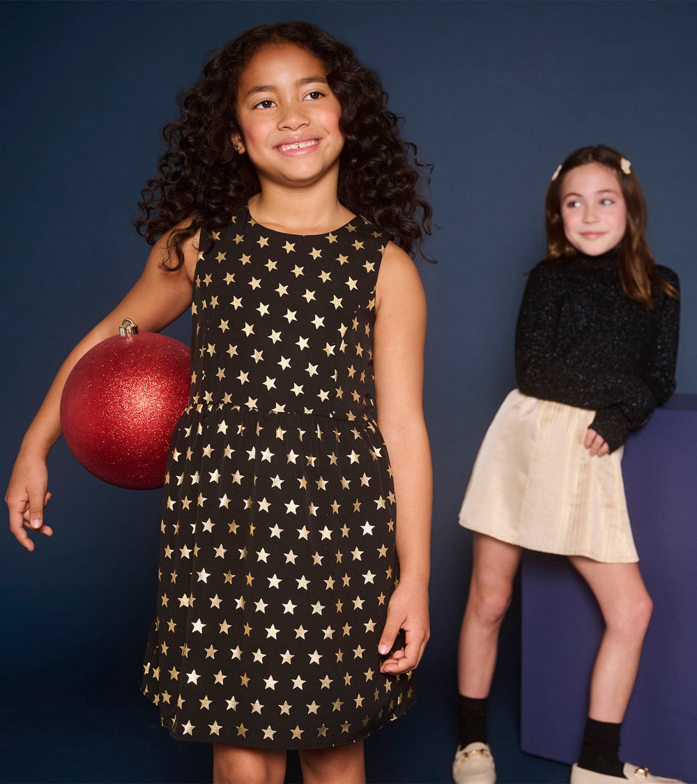 Girls Gold Stars Princess Dress | Hatley Sale Girls