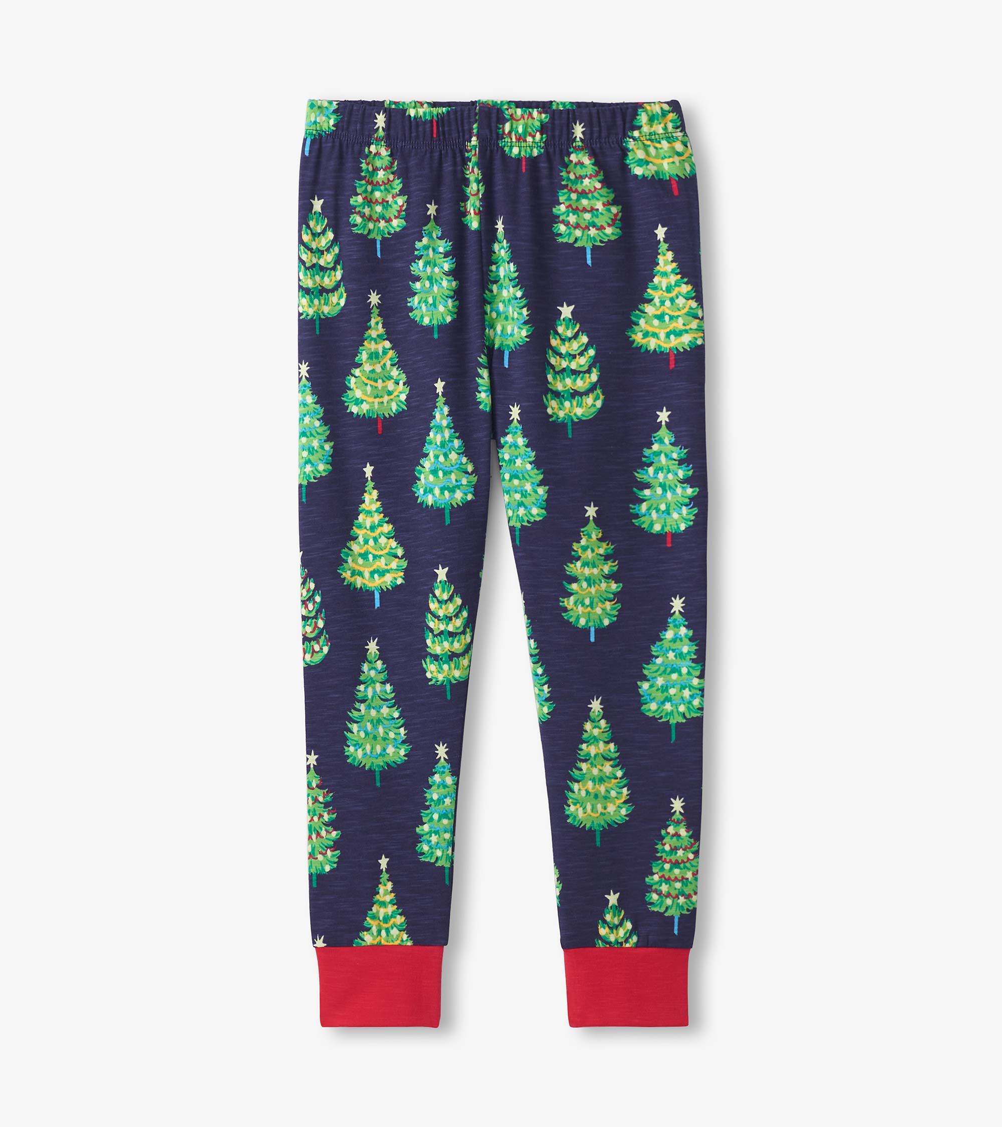 Boys Bottle Brush Trees Glow in the Dark Cotton Pajama Set | Hatley Sale Boys
