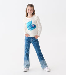 Girls Record Player Puff Sleeve Graphic Tee | Hatley US Girls