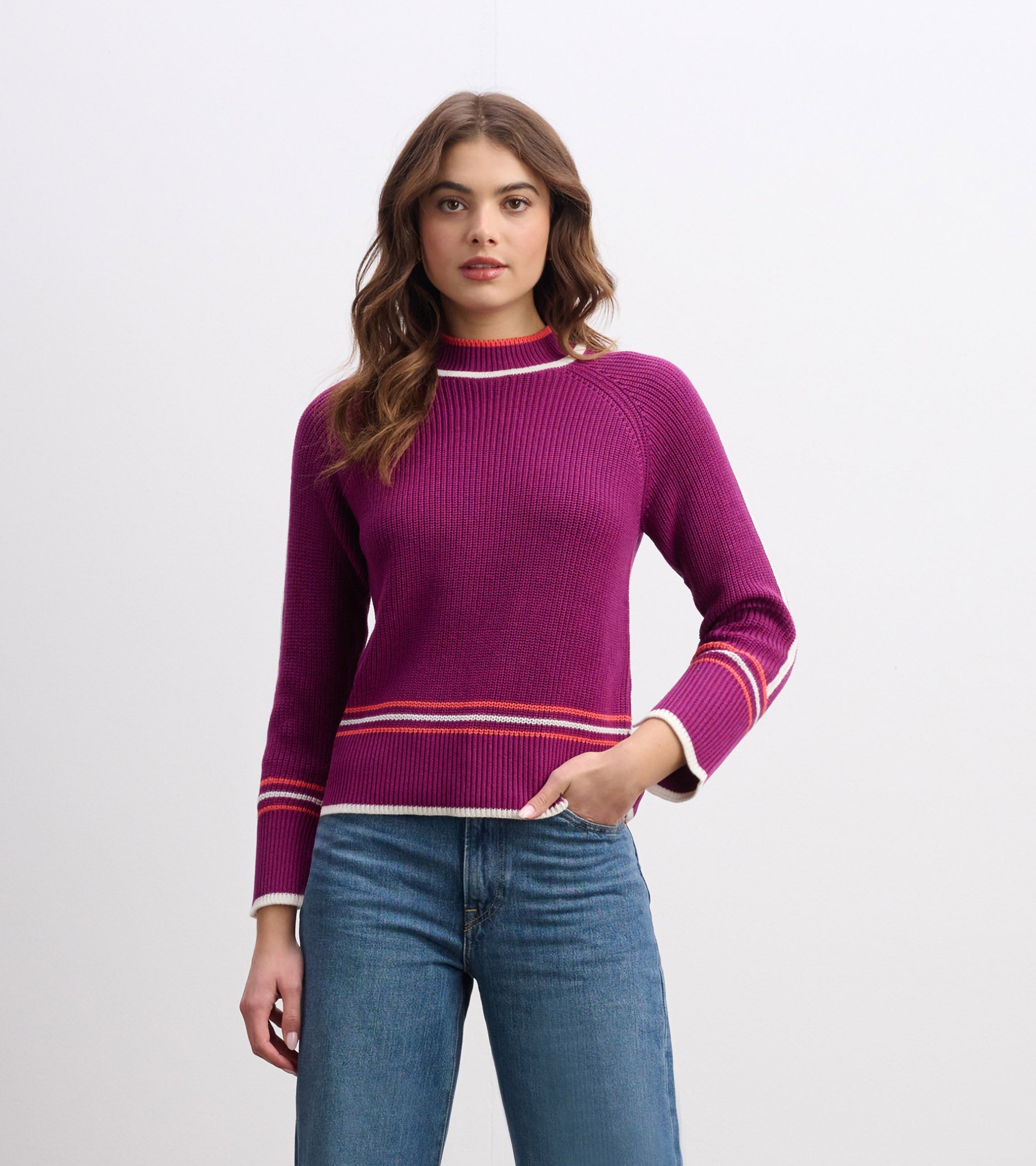 Raglan Pullover - Crushed Grape | Hatley Discount Women
