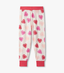 Girls Cut Out Hearts Pajama Set | Hatley Discount Girls