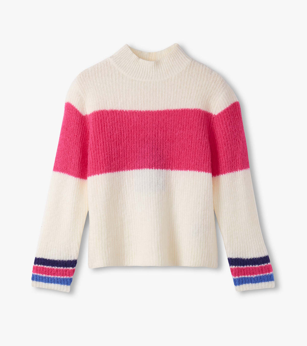 Girls Colorblock Mockneck Sweater | Hatley Outlet Girls