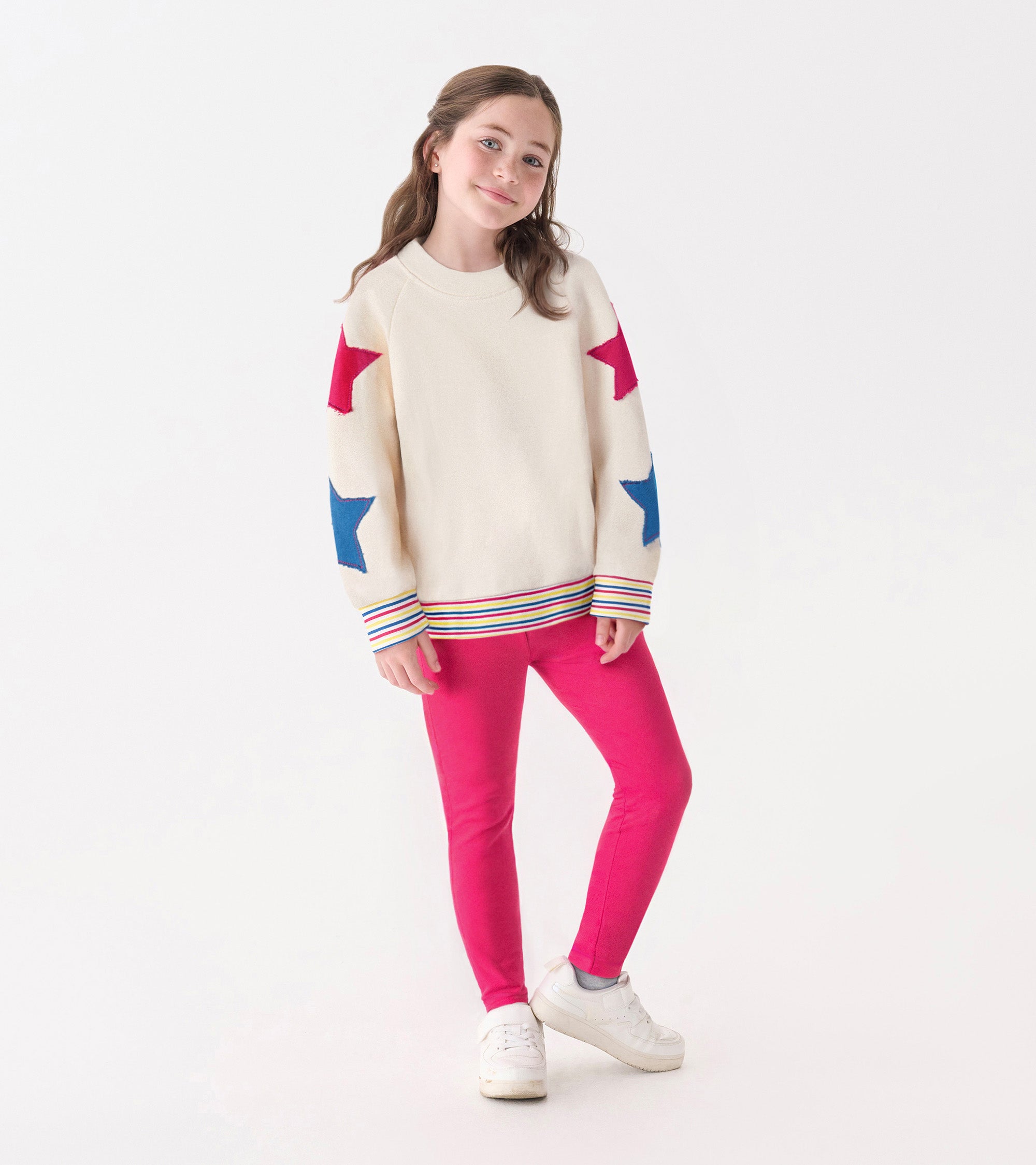Girls Star Slouchy Pullover | Hatley