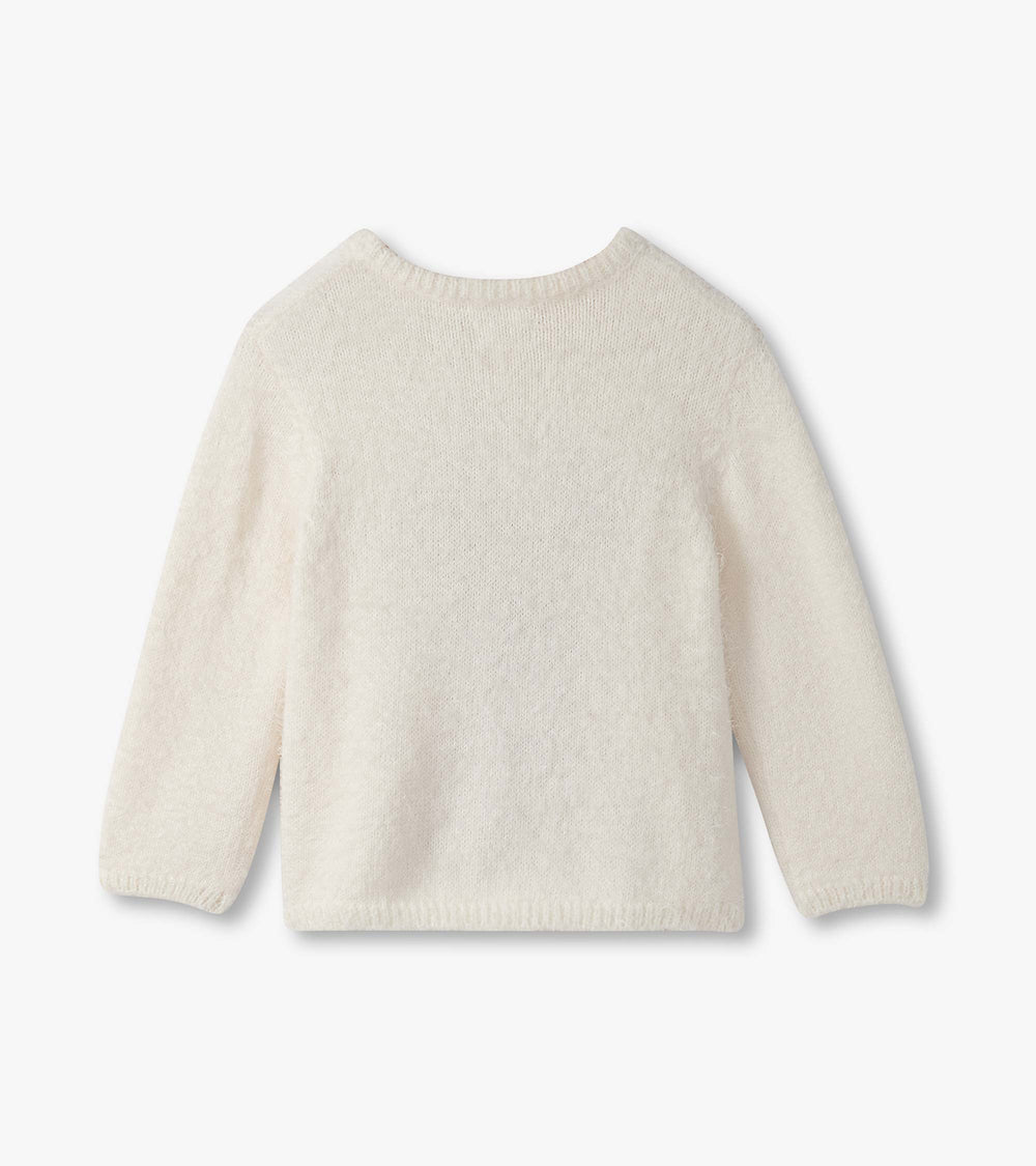 Baby & Toddler Girls Reindeer Furry Sweater | Hatley Discount Baby & Toddler