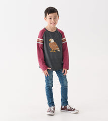 Boys Eagle Long Sleeve Raglan T-Shirt | Hatley Boys
