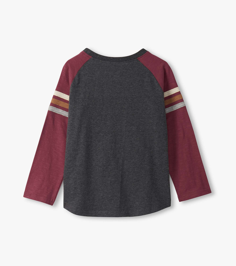Boys Eagle Long Sleeve Raglan T-Shirt | Hatley Boys