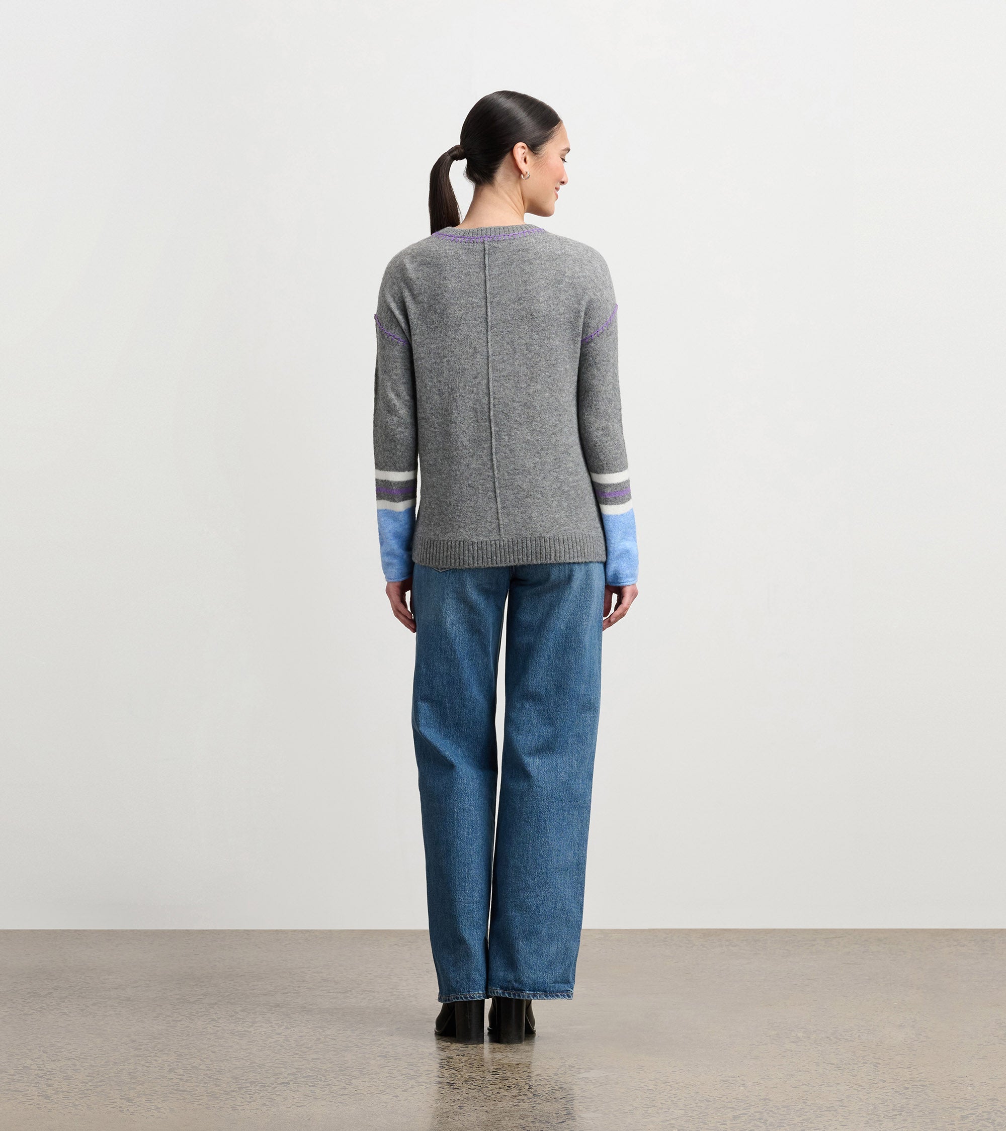 Avery Sweater - Charcoal Melange | Hatley