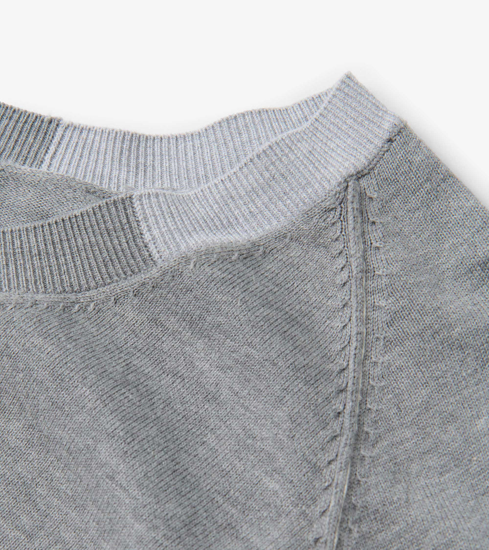 Cary V-Neck Sweater - Charcoal Melange | Hatley Onsale Women