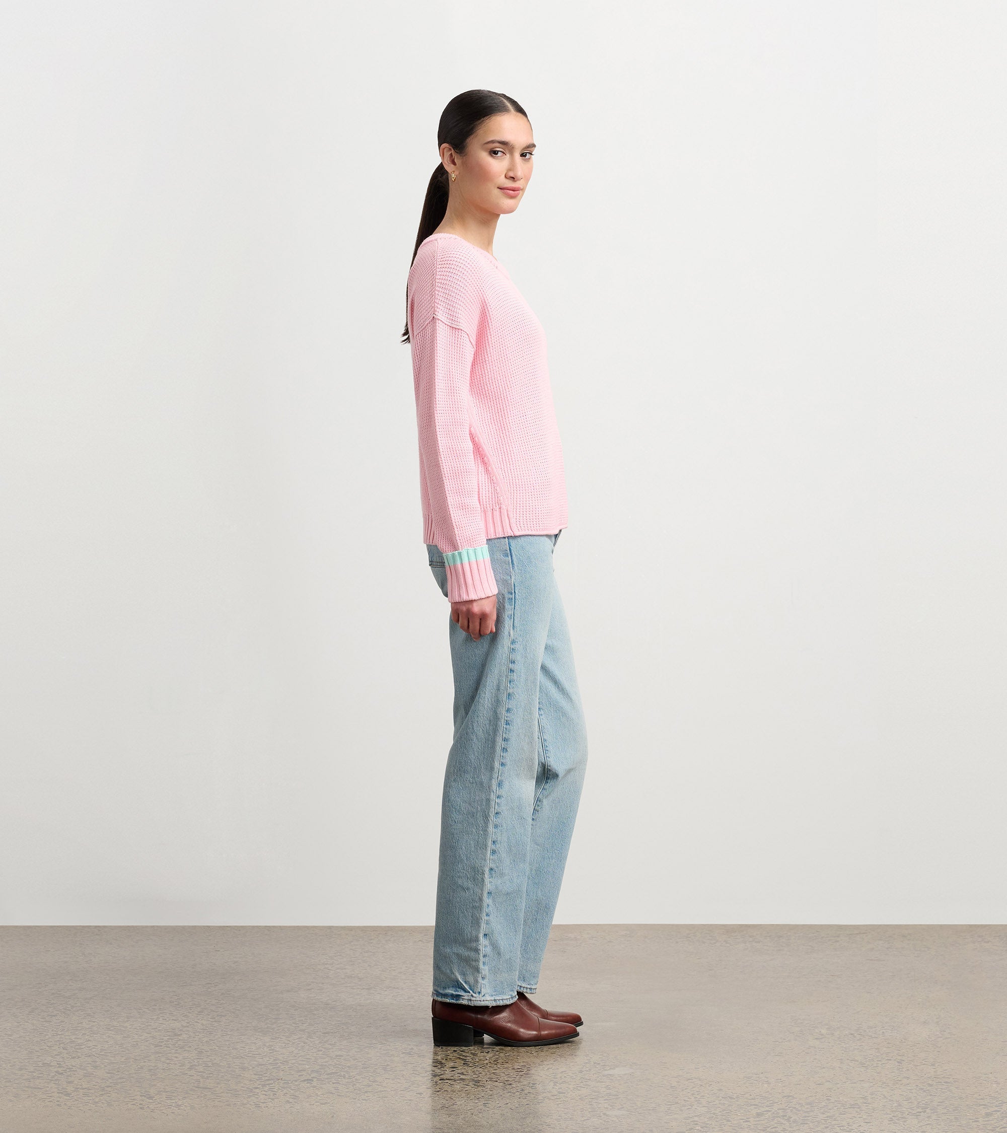 Waffle Knit Sweater - Fuchsia Pink | Hatley Sale Women