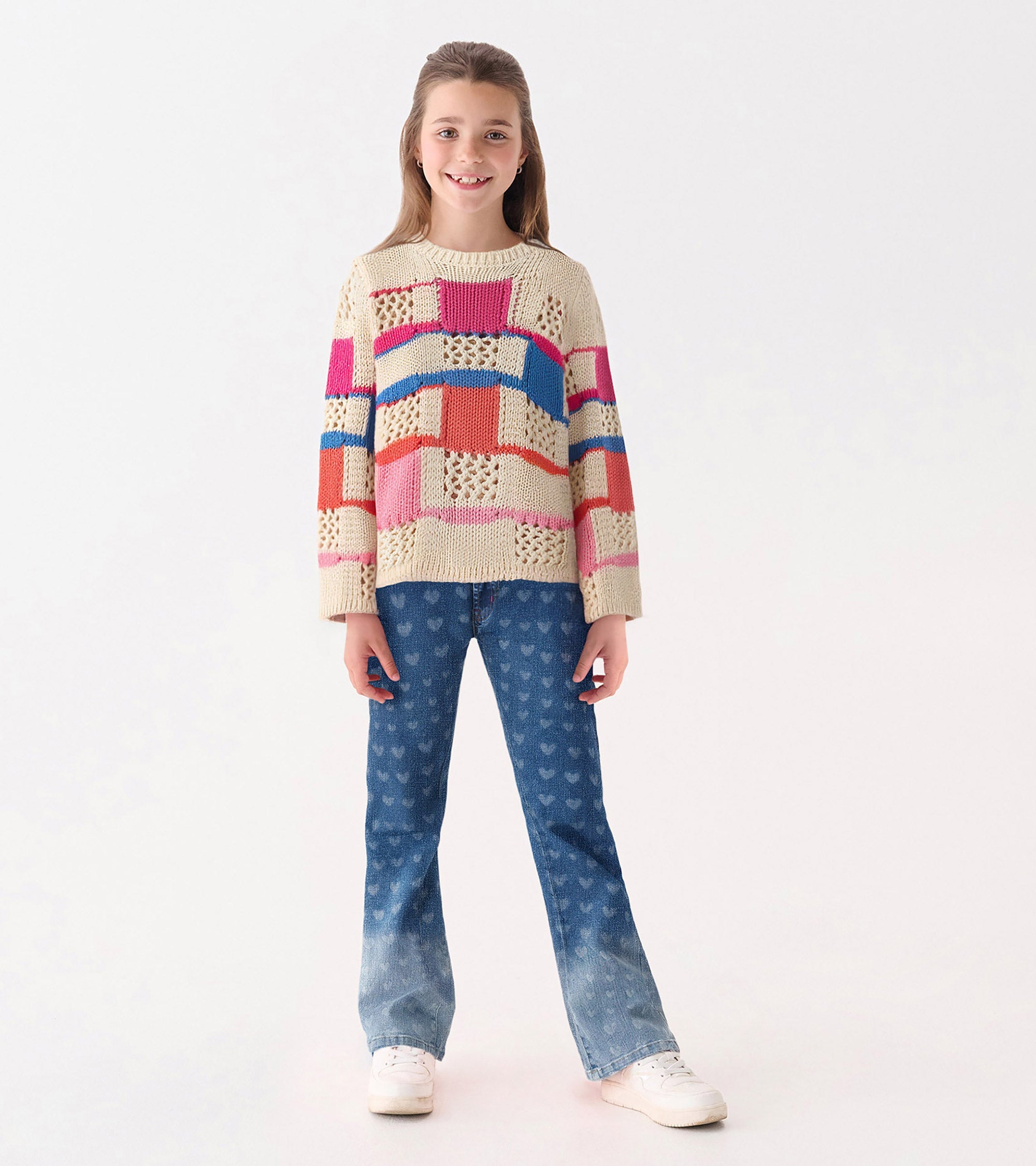 Girls Mix Stitch Sweater | Hatley Sale Girls