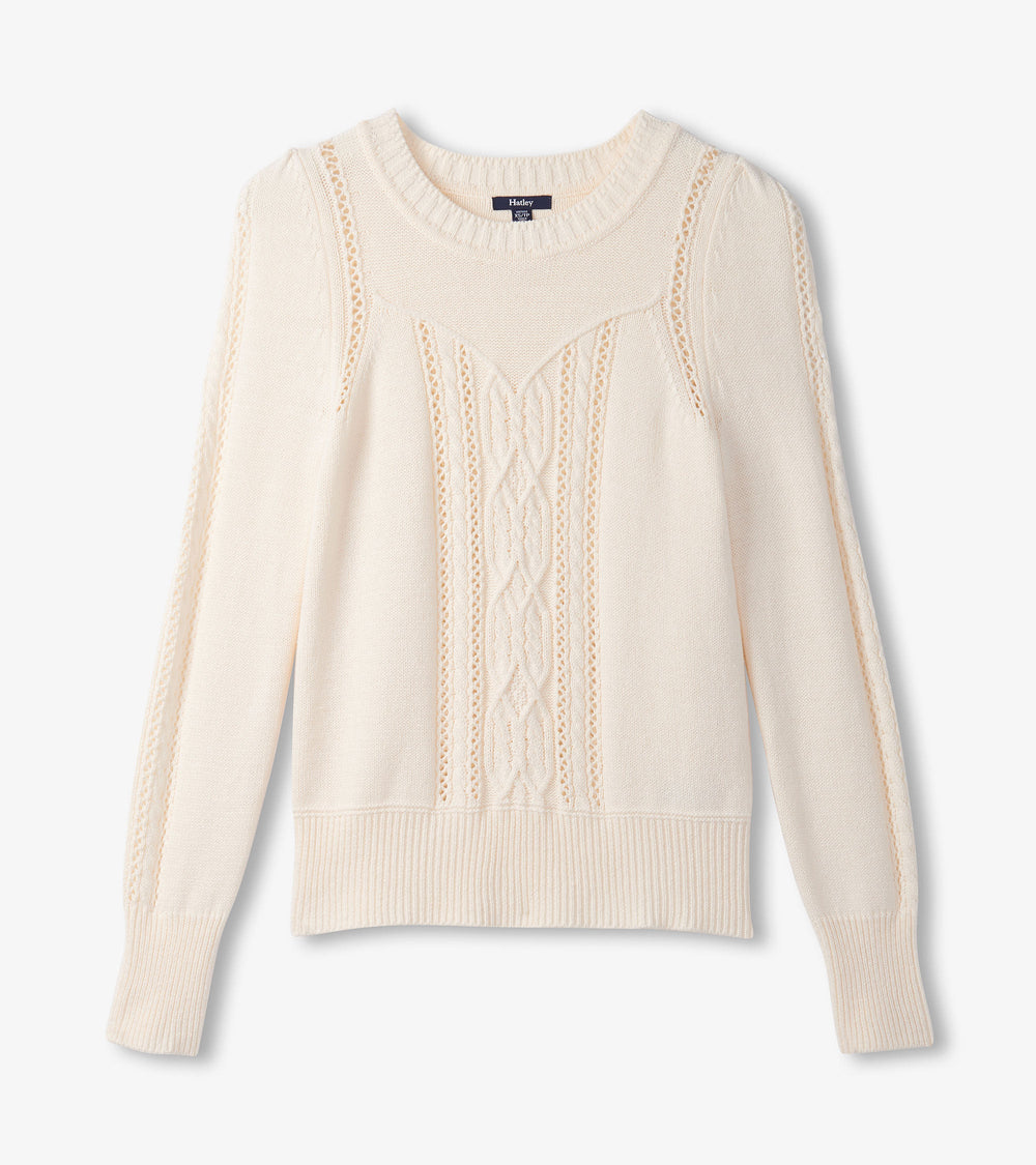Phoebe Sweater - Cream | Hatley