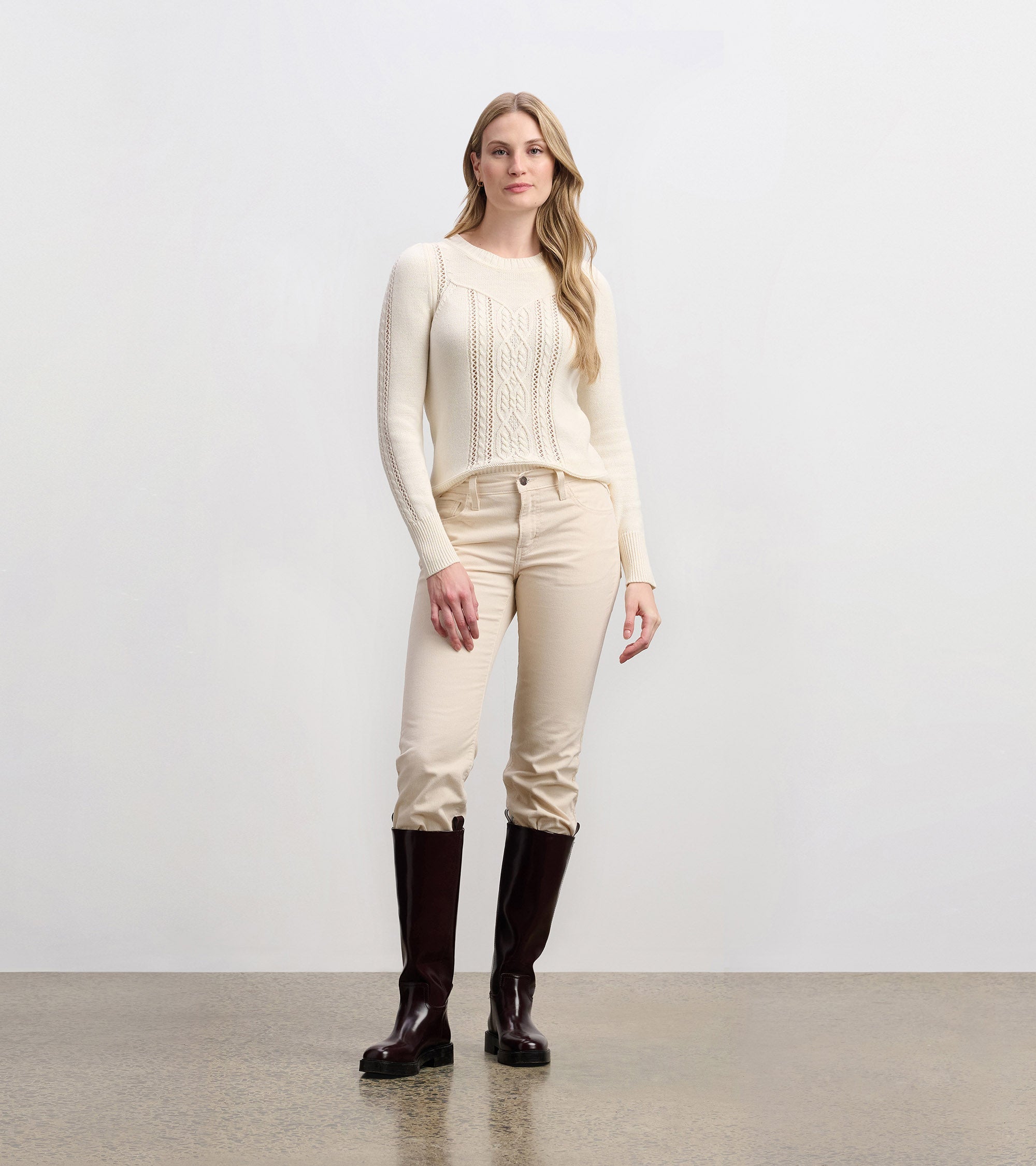 Phoebe Sweater - Cream | Hatley