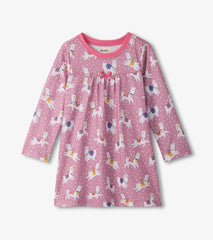 Girls Dancing Alpacas Long Sleeve Nightdress | Hatley Outlet Girls