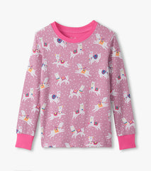 Girls Dancing Alpacas Cotton Pajama Set | Hatley US Girls