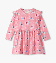 Baby & Toddler Girls Dancing Alpacas Ruffle Sleeve Dress and Legging S | Hatley Baby & Toddler