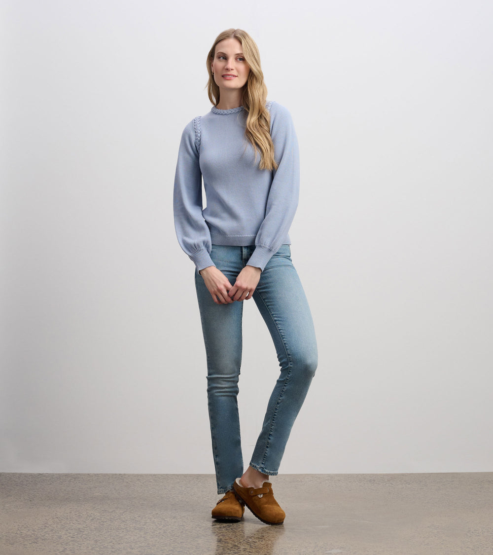 Braided Sweater - Bright Denim Blue | Hatley Sale Women