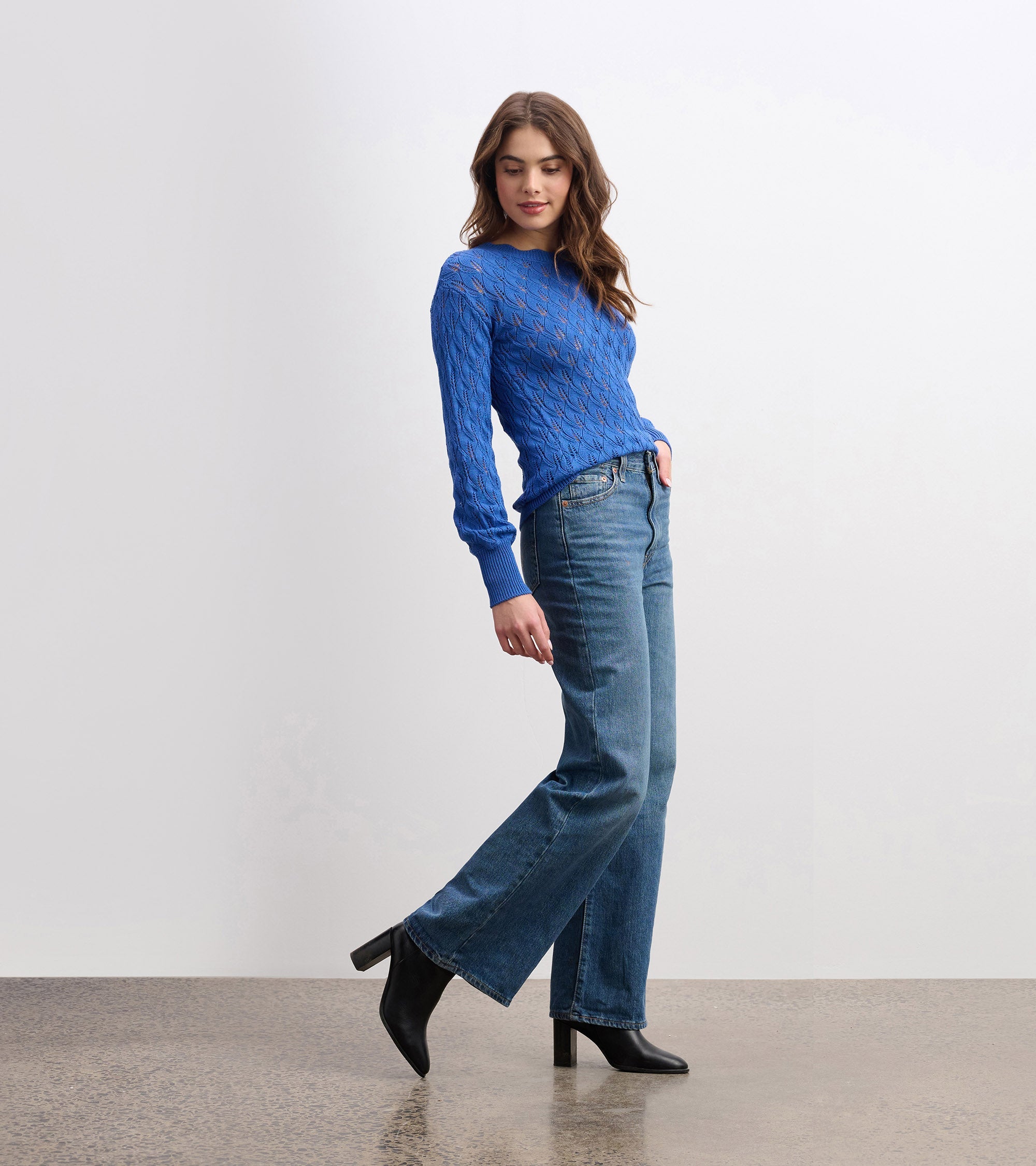 Iris Sweater - Denim Blue | Hatley Onsale Women