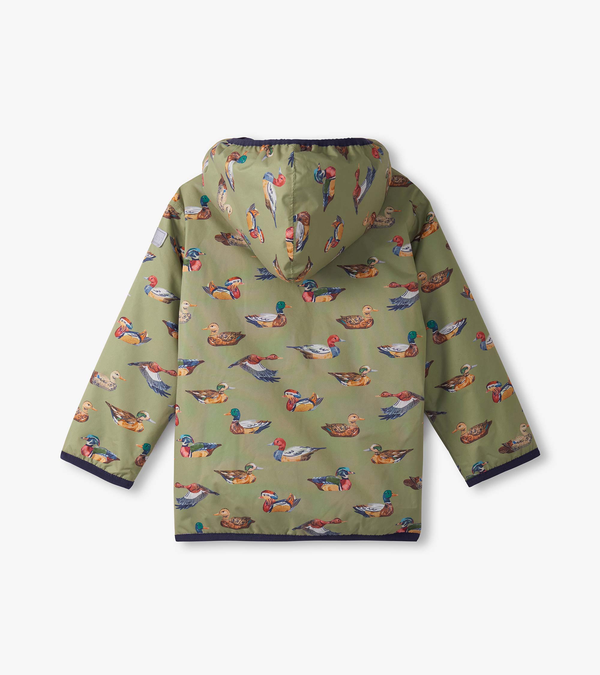 Boys Duck Decoys Zip-Up Lightweight Rain Jacket | Hatley Sale Boys