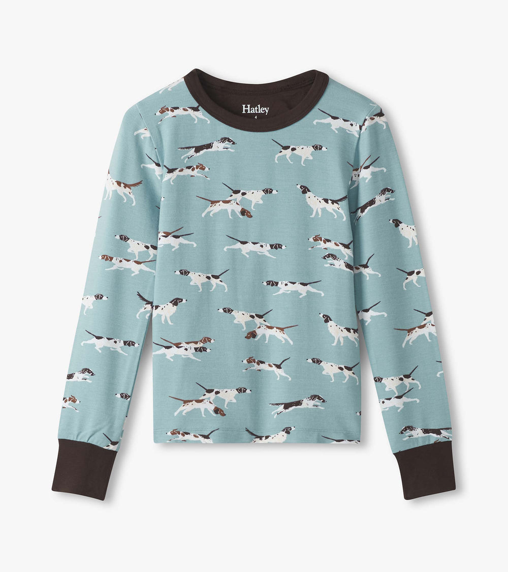 Boys Hunting Dogs Pajama Set | Hatley Boys