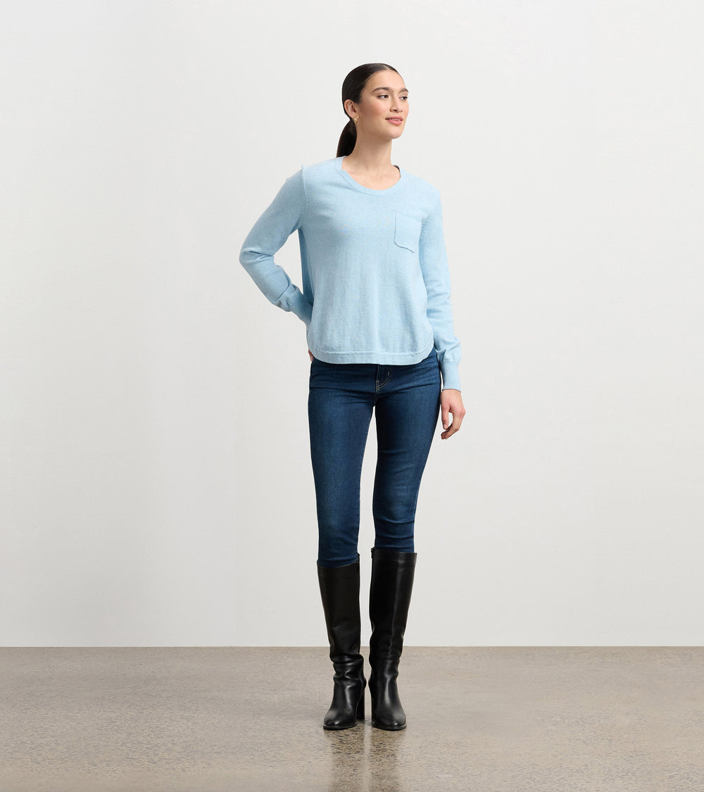 Jessie Sweater - Denim Melange | Hatley Onsale Women