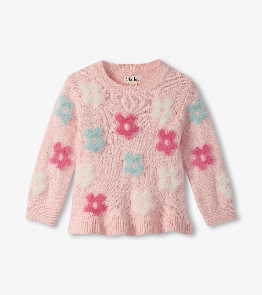 Baby & Toddler Girls English Rose Flowers Pretty Sweater | Hatley Outlet Baby & Toddler