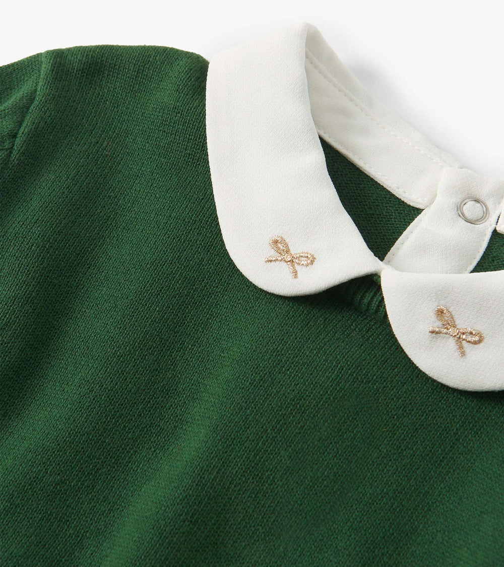 Girls Edin Green Little Pea Sweater | Hatley Outlet Girls