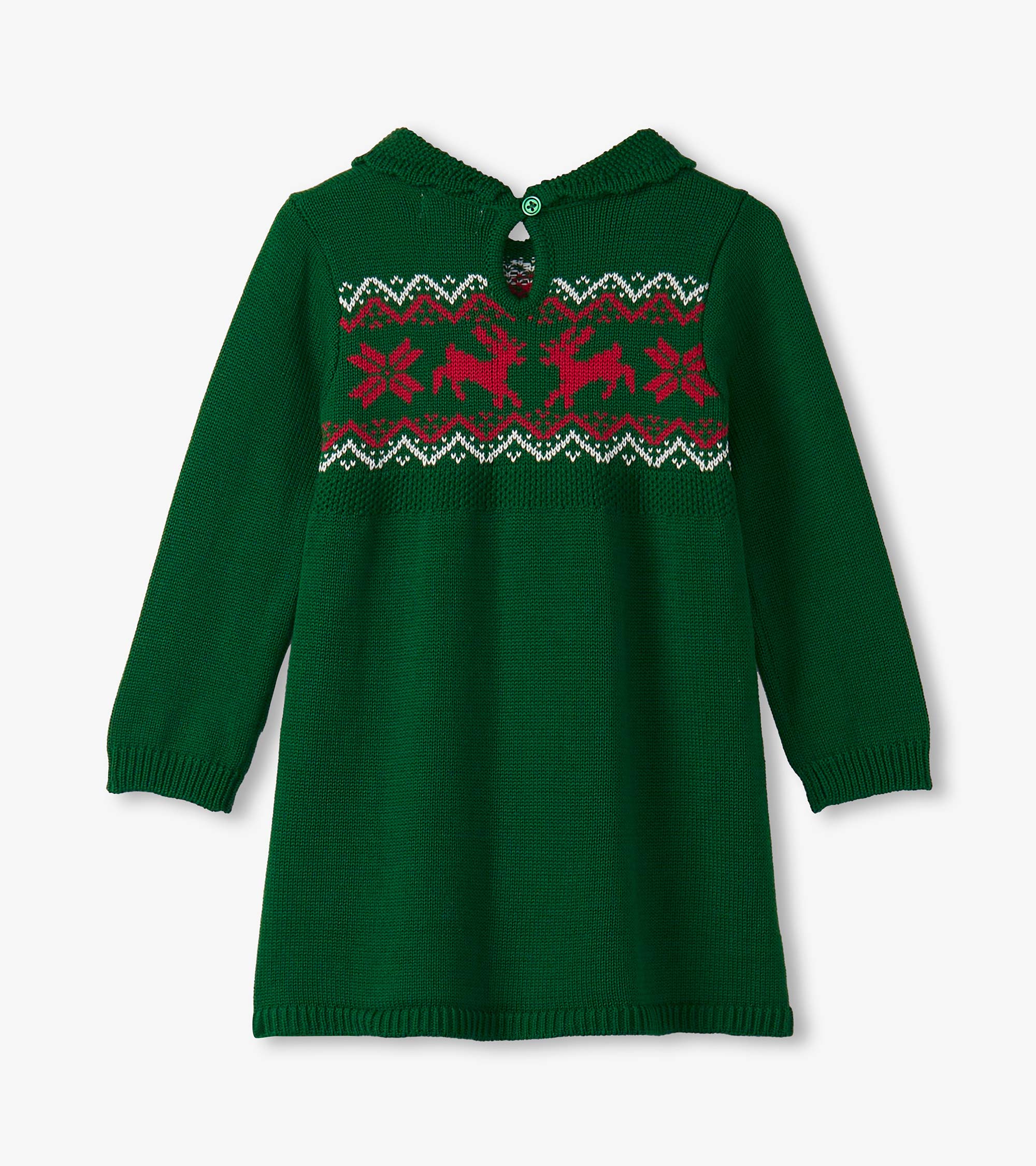 Baby & Toddler Girls Eden Green Cable Knit Sweater Dress | Hatley Discount Baby & Toddler