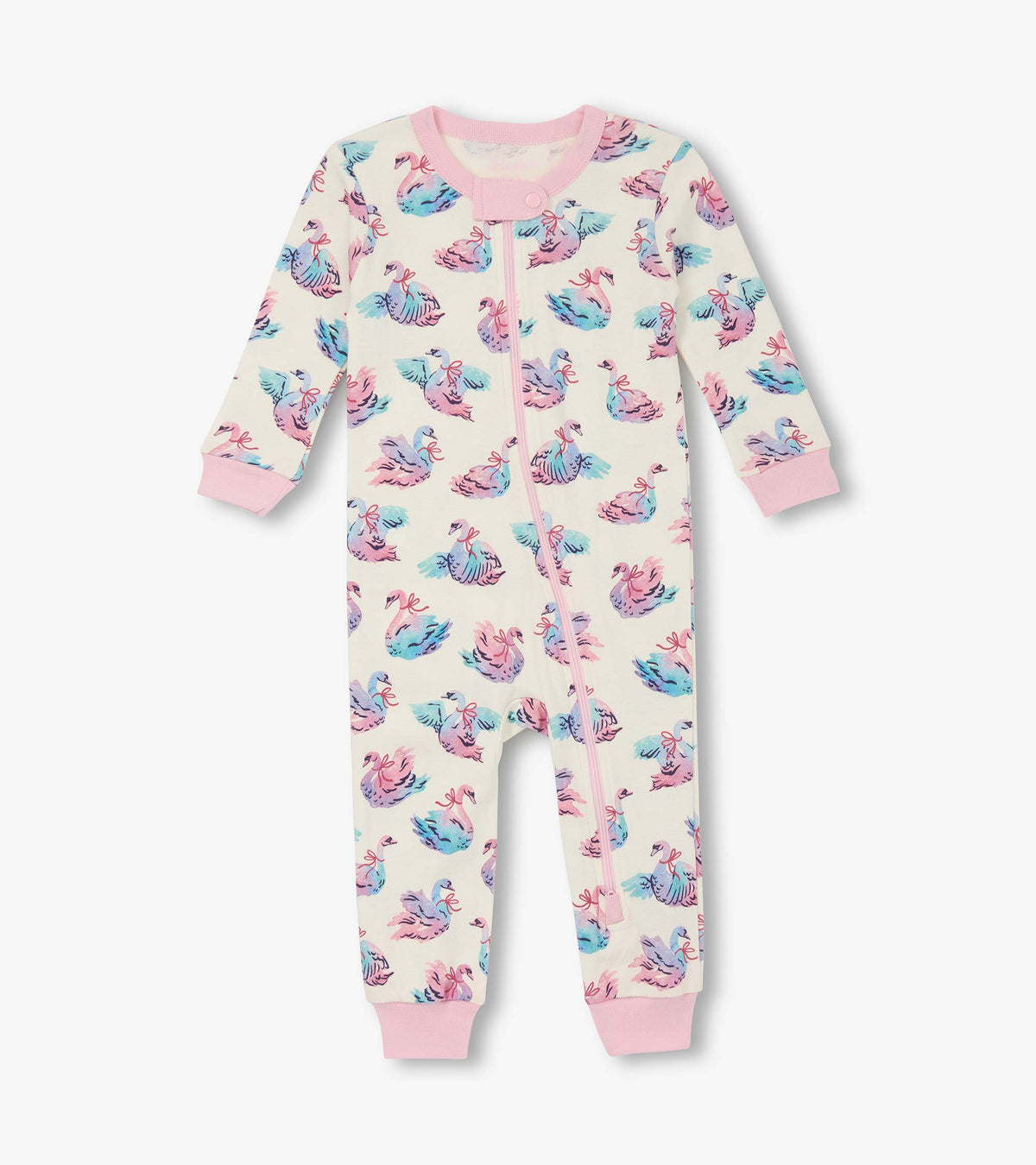 Baby Girls Elegant Swans Cotton Sleeper | Hatley US Baby & Toddler