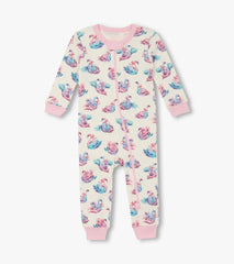 Baby Girls Elegant Swans Cotton Sleeper | Hatley US Baby & Toddler