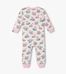 Baby Girls Elegant Swans Cotton Sleeper | Hatley US Baby & Toddler