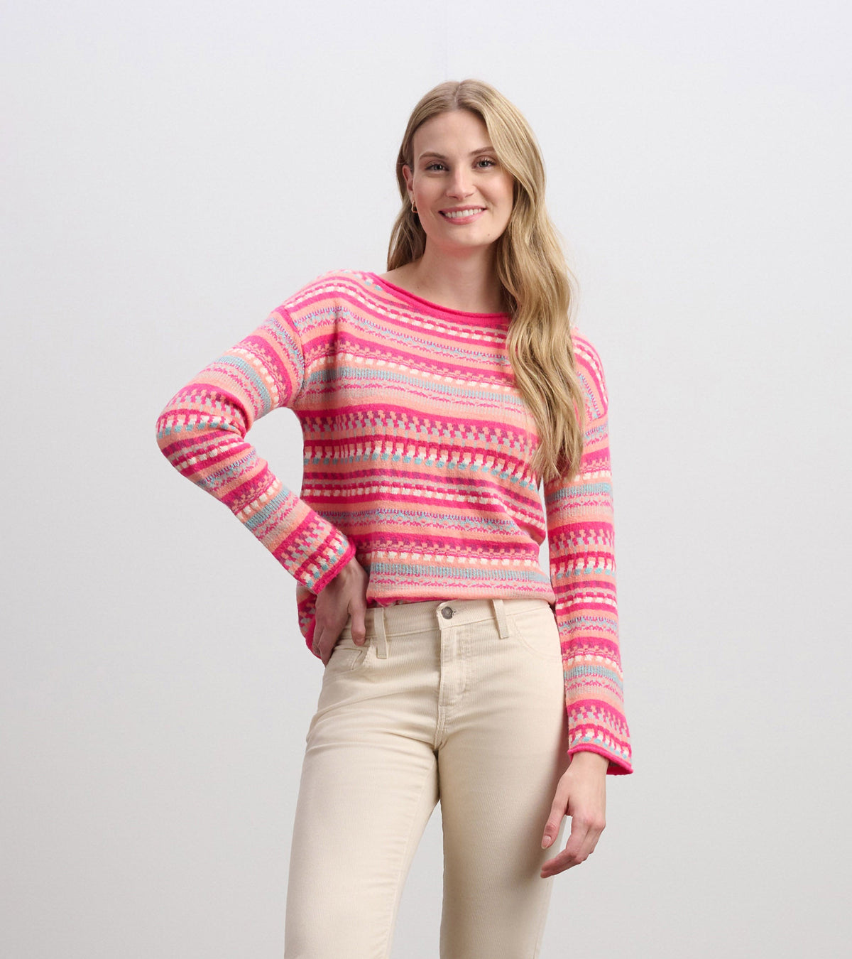 Hannah Sweater - Sunset | Hatley US Women