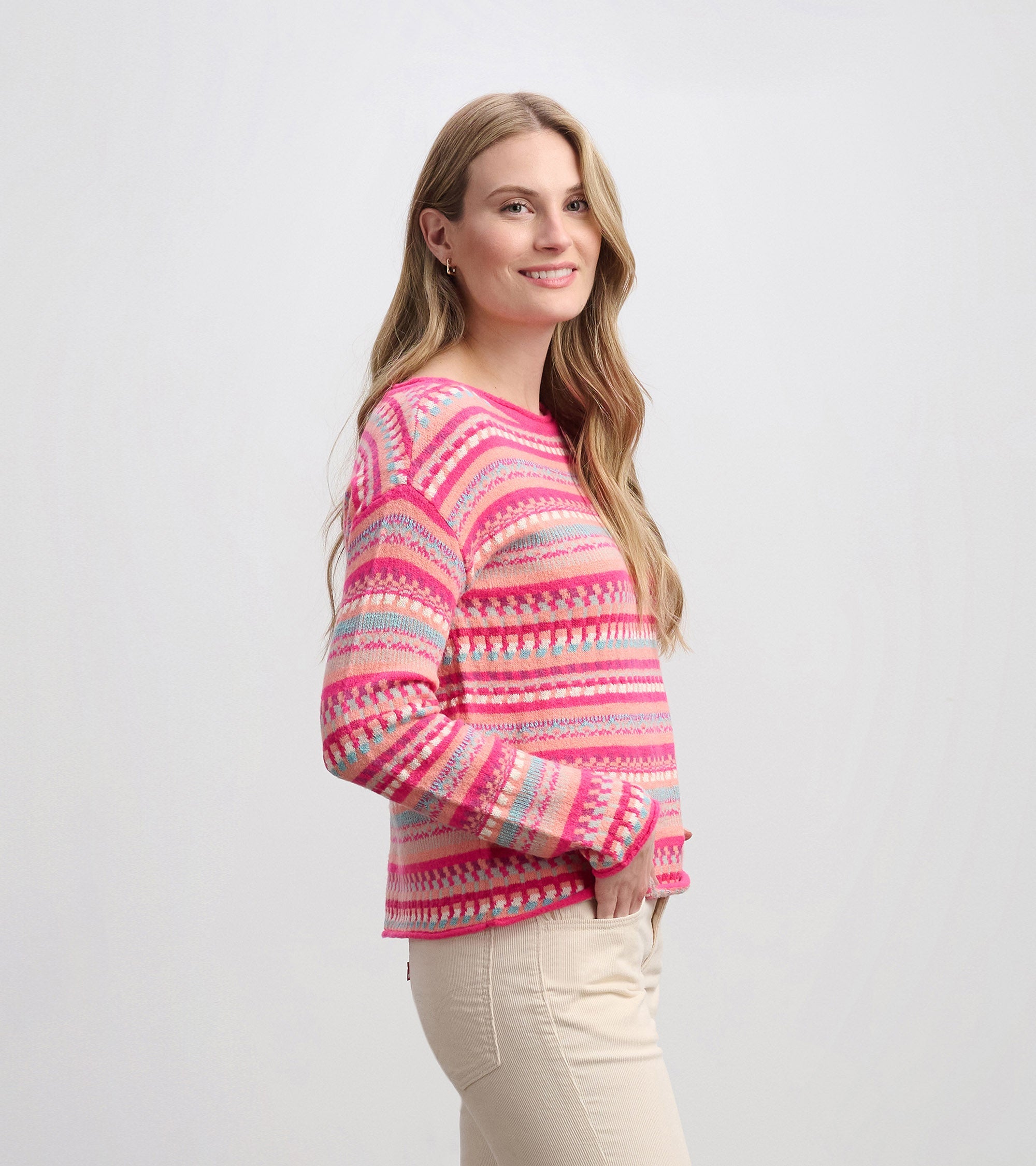 Hannah Sweater - Sunset | Hatley US Women
