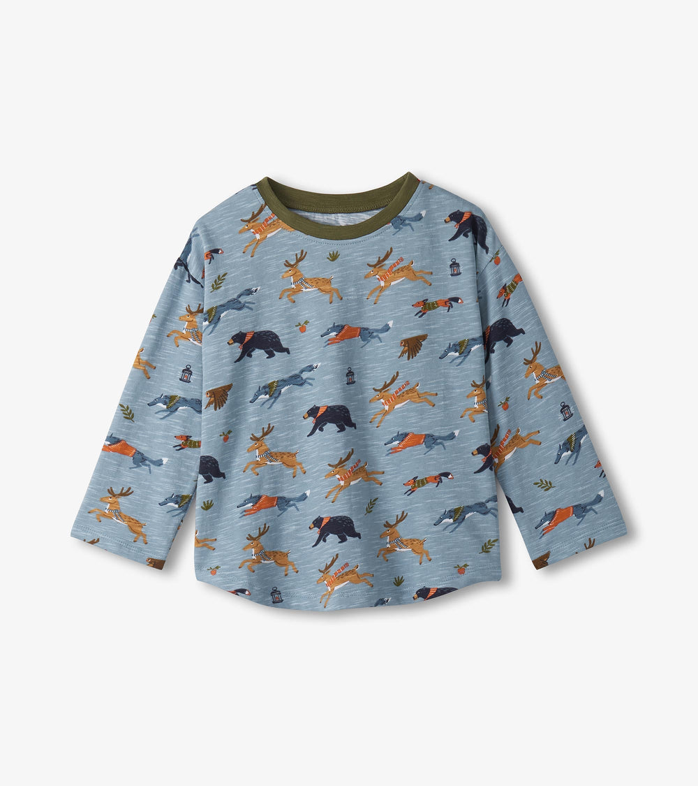 Baby & Toddler Boys Forest Animals Graphic Lounge Set | Hatley