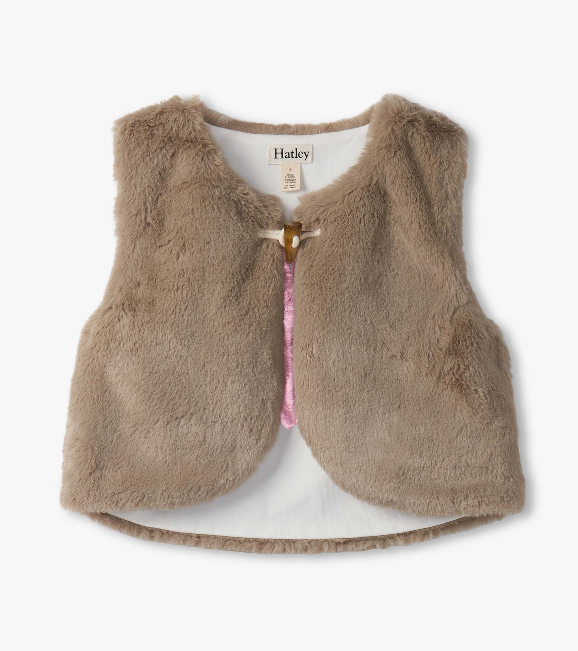 Girls Cropped Faux Fur Vest | Hatley US Girls