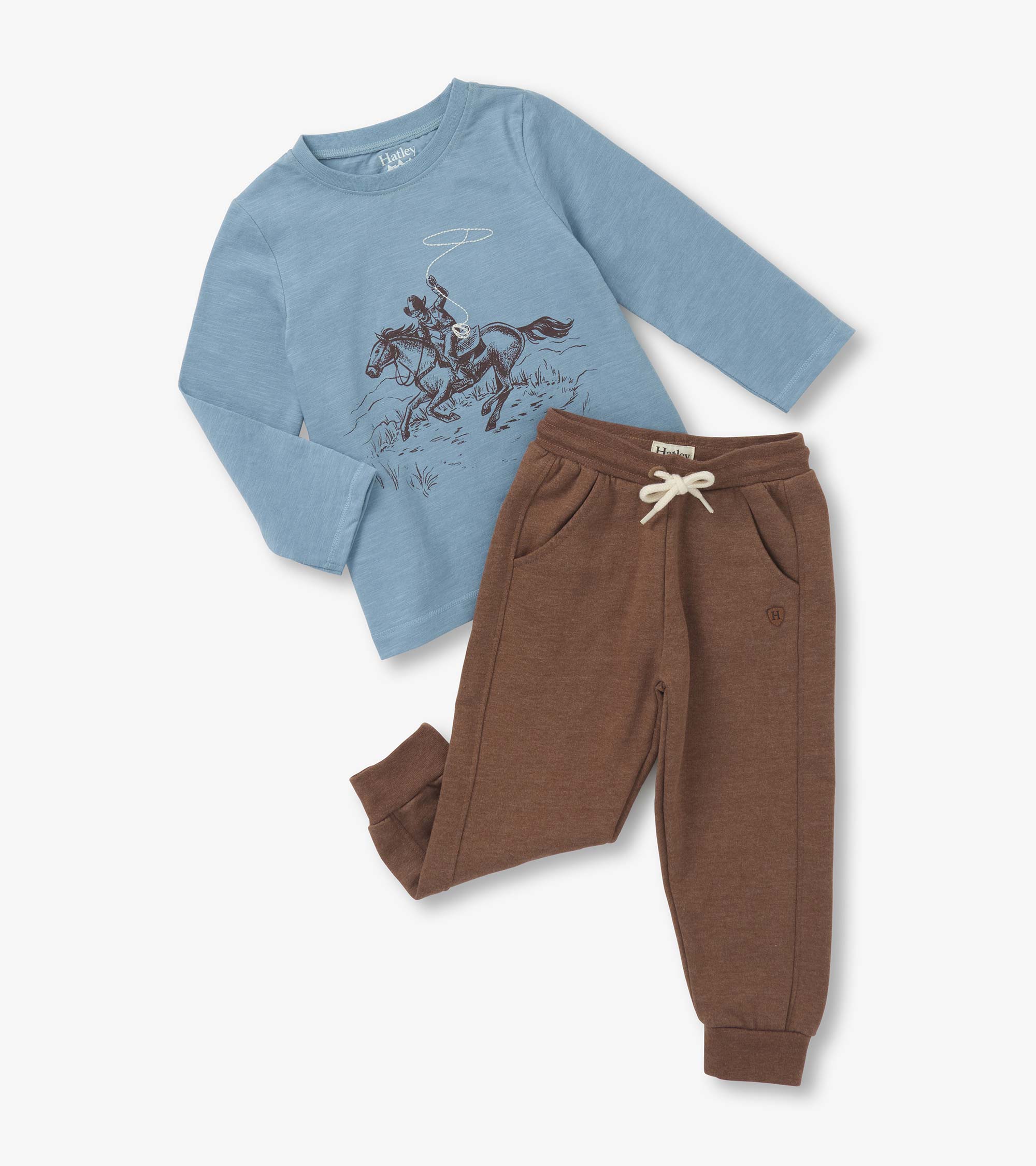 Baby & Toddler Boys Ranch Graphic Lounge Set | Hatley Discount Baby & Toddler