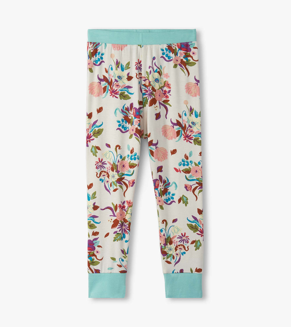 Girls Fall Floral Bamboo Pajama Set | Hatley Sale Girls