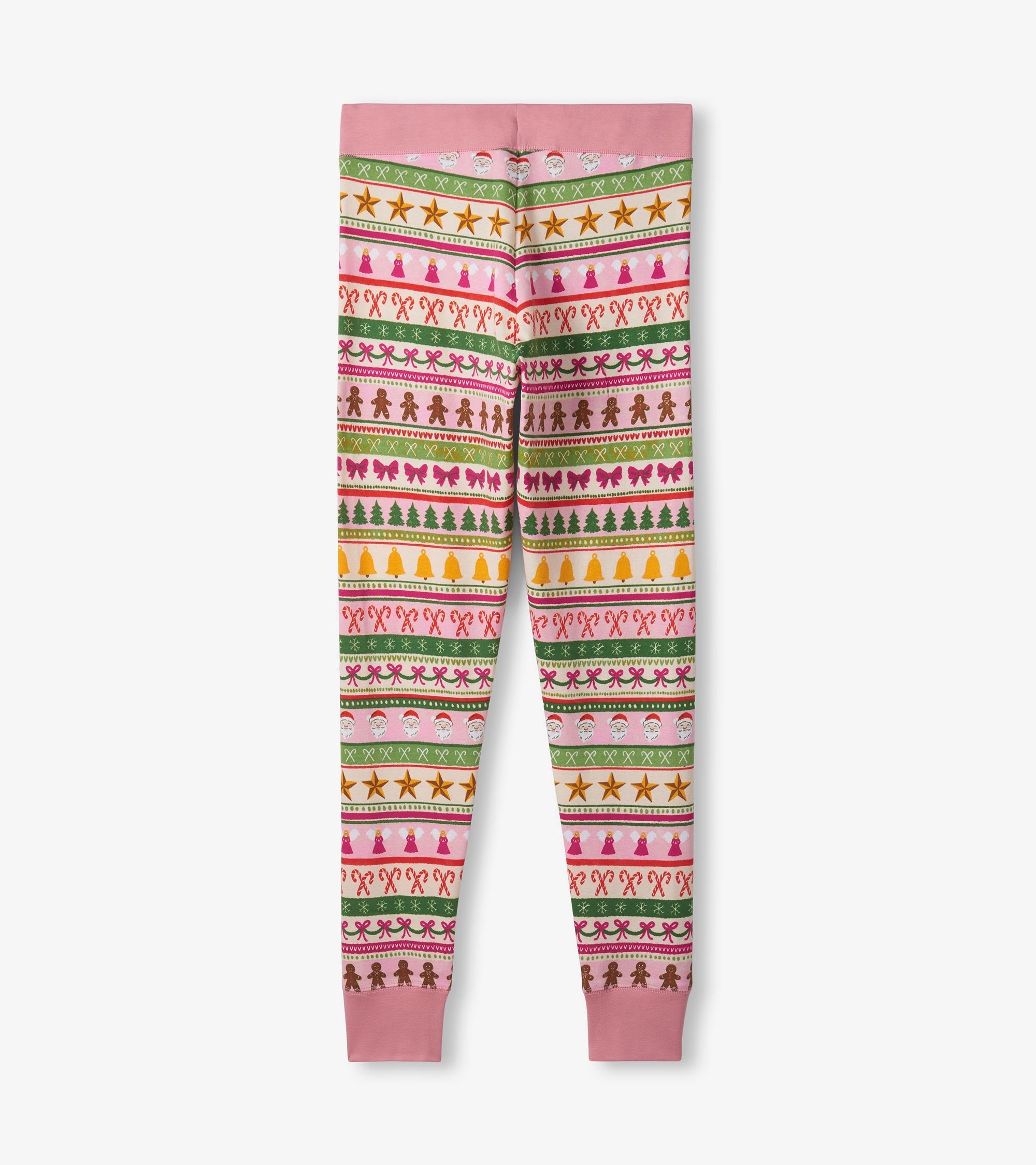 Women's Pink Fun Fair Isle Cotton Pajama Set | Hatley Onsale Women