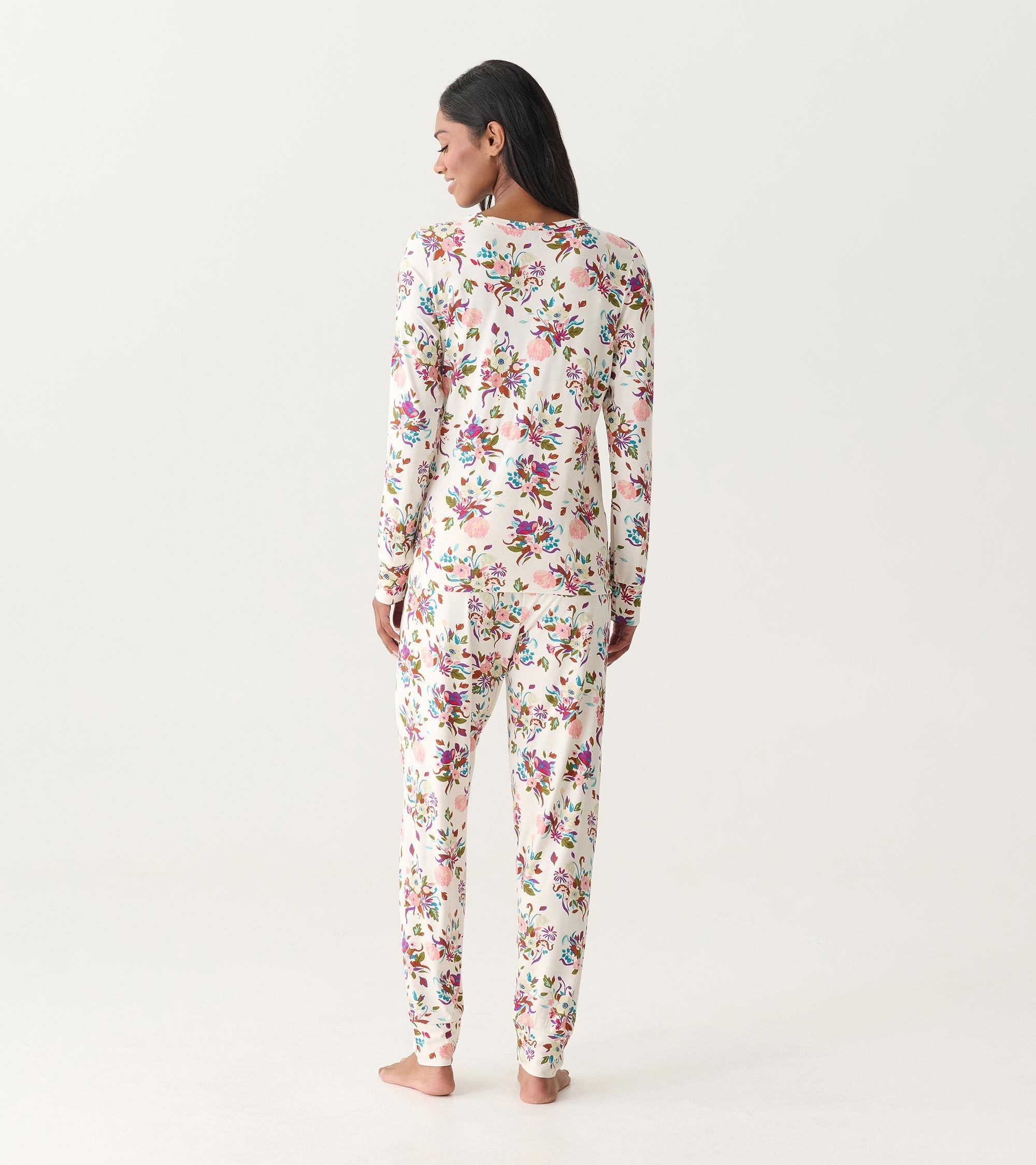 Women's Fall Floral Bamboo Pajama Set | Hatley