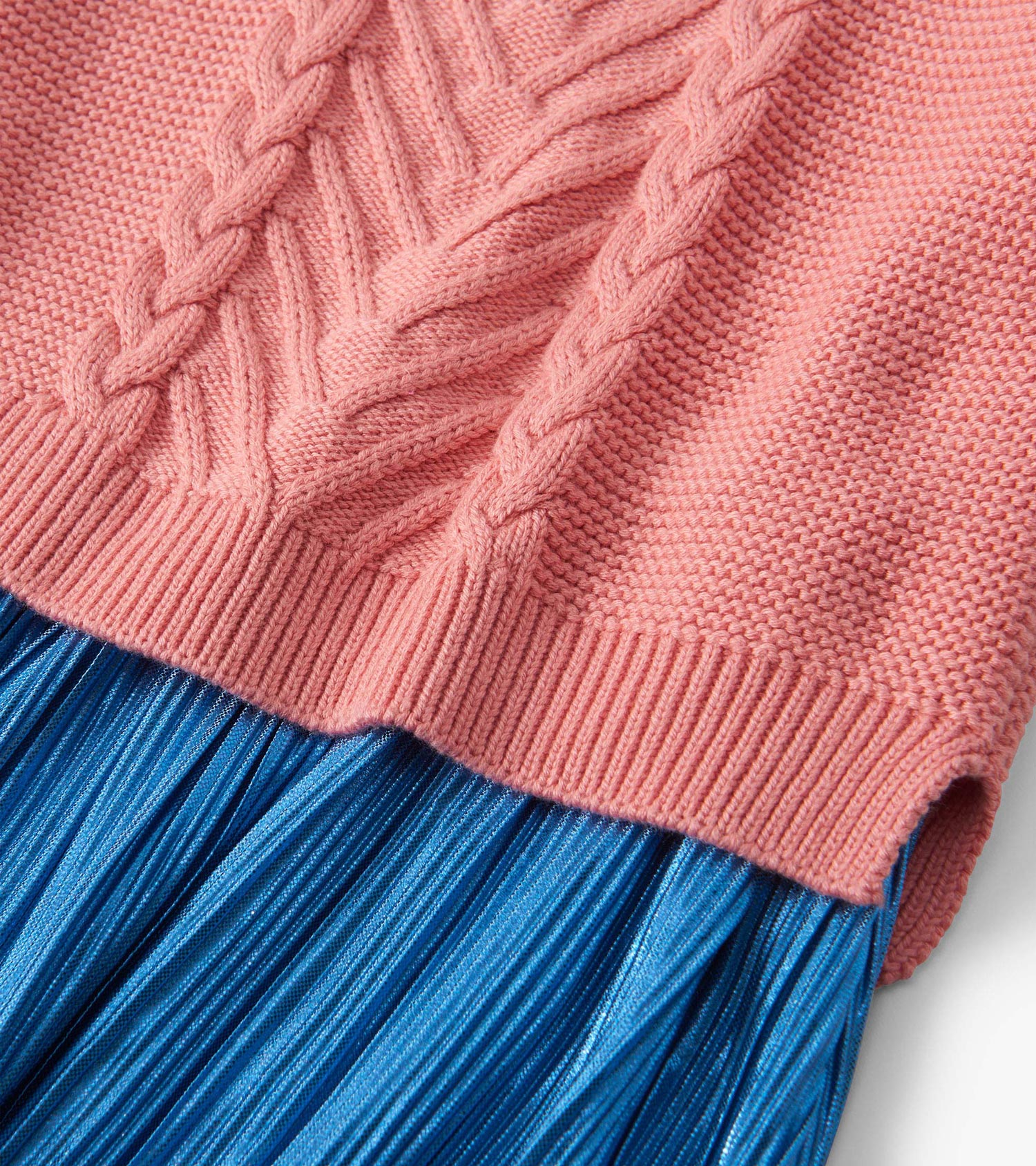 Girls Flamingo Pink Mix Media Dress | Hatley Outlet Girls