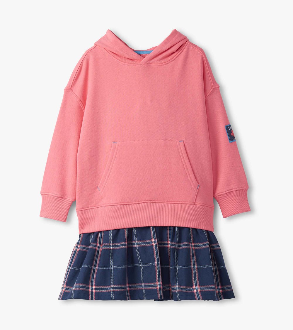 Girls Preppy Plaid Mixed Match Dress | Hatley Onsale Girls