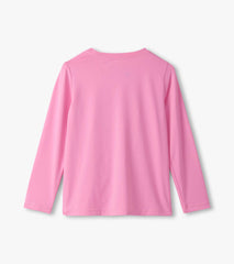 Girls Fuchsia Pink Gathered Front Top | Hatley